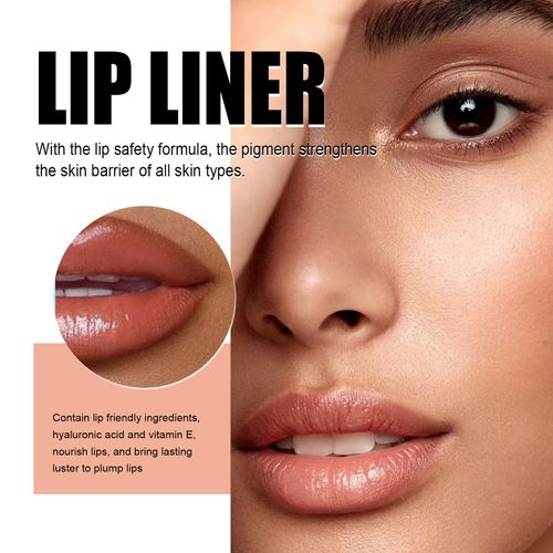 3 pezzi Matita per contorno labbra, sfoderabile, impermeabile e rimovibile, plump Lip Lines Lip Liner, Long Last Peel Off Lip Liner