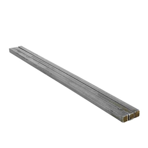 3/16" x 3/16" x 12" Square Steel Key Stock (Bar), Cold-Drawn Steel Bar, Undersized (Pack of 3) - Precision Key Stock