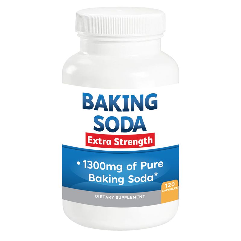 Baking Soda Aluminum Free 1300mg Per Pill Extra Strength Organic Use ...