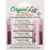 OrganiLip Tinted Lip Balm Collection (4 Pack) 100% Natural used to Moisturize, Soothe, Soften, Hydrate, and Nourish Cracked & Chapped Lips 100% cruelty free