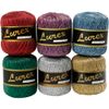 Creativ Special Effects Yarn, silvergoldredgreenlight bluepurple, One Size