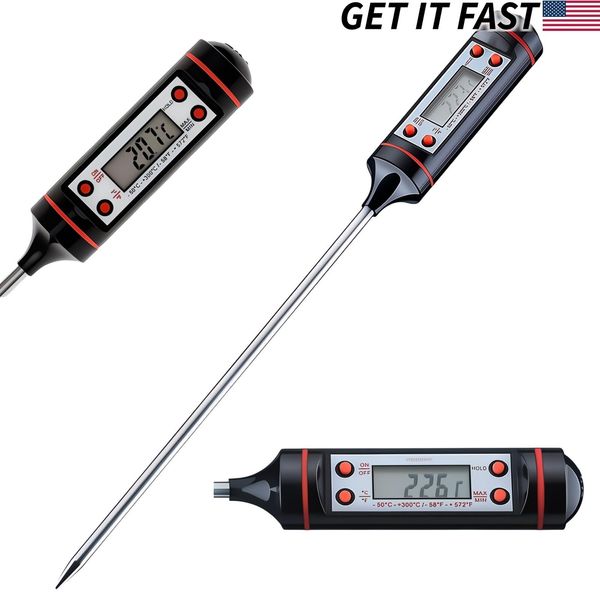 Instant Read Digital Electronic Kitchen Cooking BBQ Grill Food Meat Thermometer