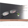 Viseng 2 Pairs Unisex Super Lightweight Rimless Quality Readers Ultra Thin Clear Lenses Frameless Reading Glasses +2.5