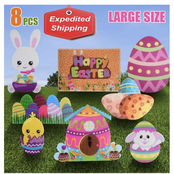 New Mitcien 8pc Easter Outdoor Decorations 