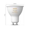 Philips Hue GU10 – Smart Spotlight – (2-Pack) White Ambiance