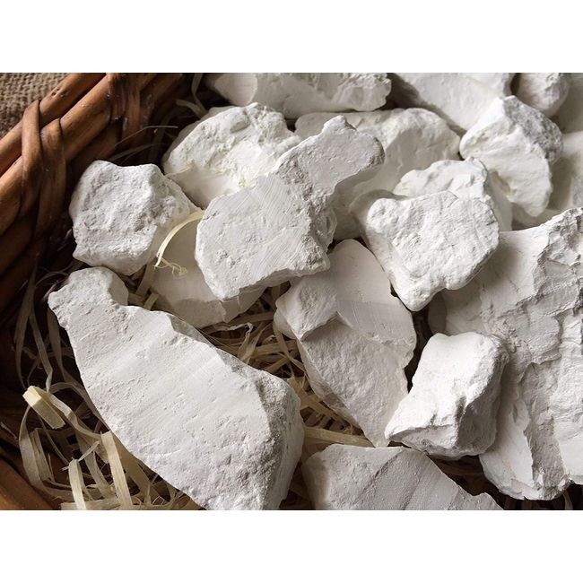 Gray Edible Clay Chunks (lump) Natural for Eating (Food), 1 lb (450 g)