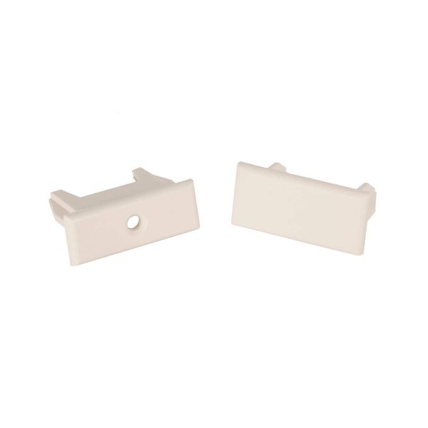 RV Designer A320, Window Covering Hardware, Pleated Shade Rail Ends, 2 Per Pack, Oyster