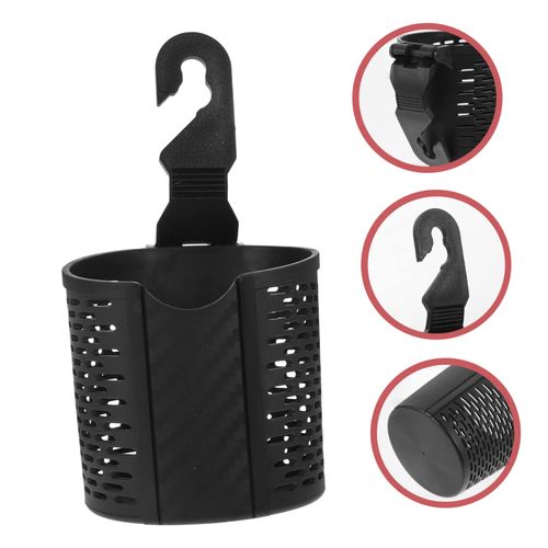 PACKOVE Car Seat Hanging Cup Organizer Multifunctional Headrest Drink Holder for Easy Access to Beverages Your Vehicle Black Design for Clean Tidy Travel