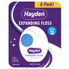 Hayden Clean+ Dental Floss | 6 Pack | Polar Mint with Anti Tartar Actives for Gentle Care | 30 Yards per Unit