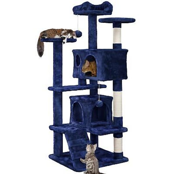 Yaheetech 54in Cat Tree Tower Condo Furniture Scratch Post for Kittens Pet Ho...