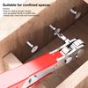 36-Tooth Ratchet Mini Screwdriver Repair Tools, Compact Torque Solution for Confined Tight Spaces