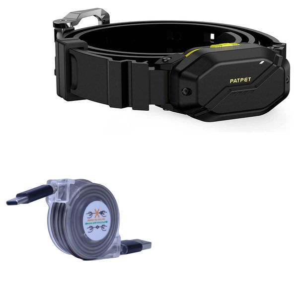 BoxWave Cable Compatible with PATPET 910 Dog Training Collar - miniSync - USB-A to USB Type-C, Retractable Cable - USB-A to USB Type-C