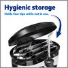 Waterpik Ultra Water Flosser, Black - 90+ Seconds of Flossing Time - 10 Pressure Settings, 360-Degree Tip Rotation - Includes Six Tips & Built-in Tip Storage