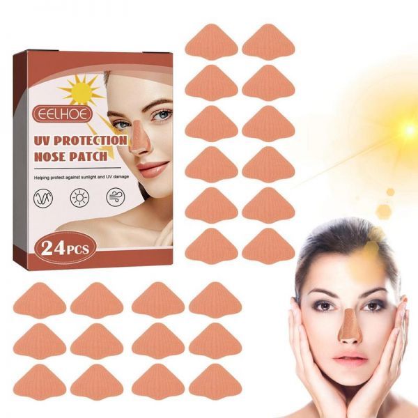 Outdoor Nose Skin UV Protection Patch Sports 24 Pieces