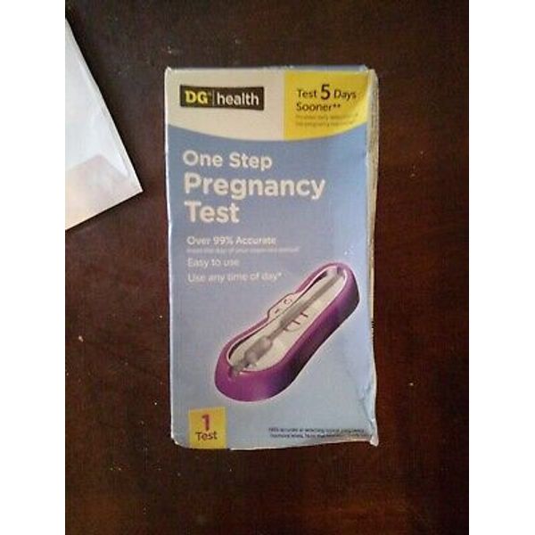 DG Health 6 pks One Step Pregnancy Test 1 Minute Results 99% Accurate 03/2026