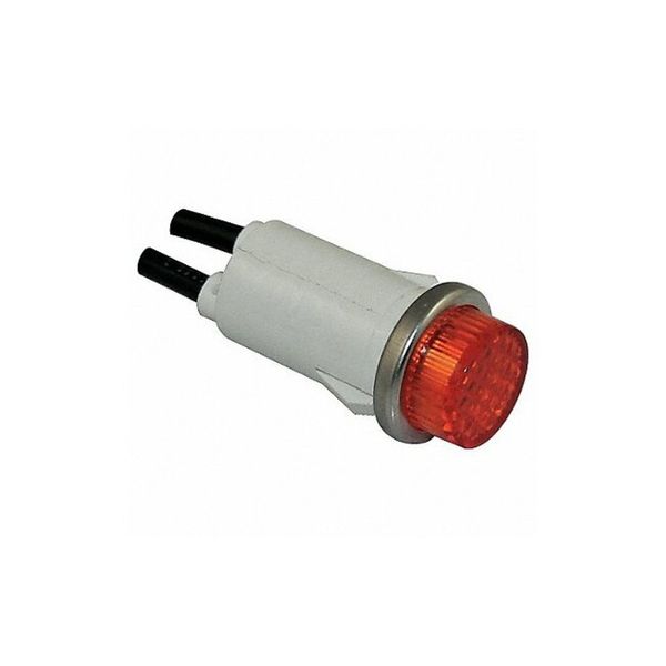 Dayton 22NY53 Raised Indicator Light, Amber, 120V