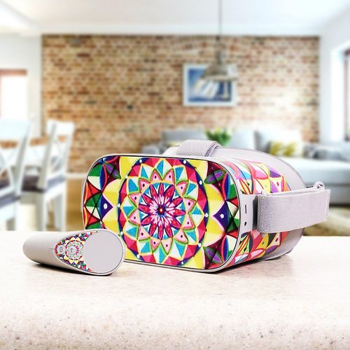 MightySkins Skin Compatible with Oculus Go Mobile VR - Bunny Bunches | Protective, Durable, and Unique Vinyl Decal wrap Cover | Easy to Apply, Remove, and Change Styles | Made in The USA