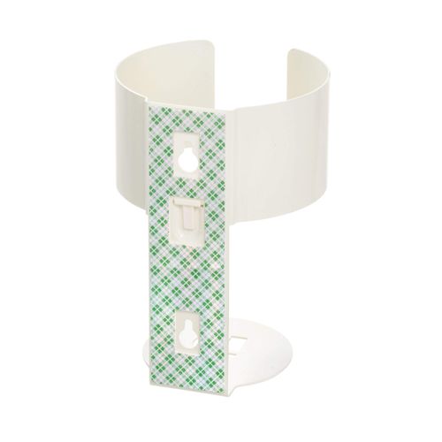 iDesign Wall Mount Wipe Holder, Cleaning Supplies, 6.54" x 4.15" x 4" ,Coconut