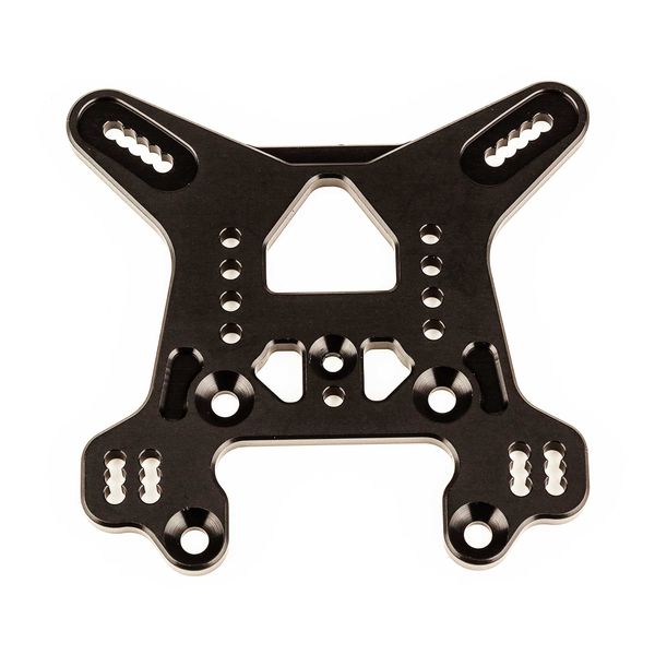 Team Associated RC8B4 Rear Shock Tower, Black Aluminium