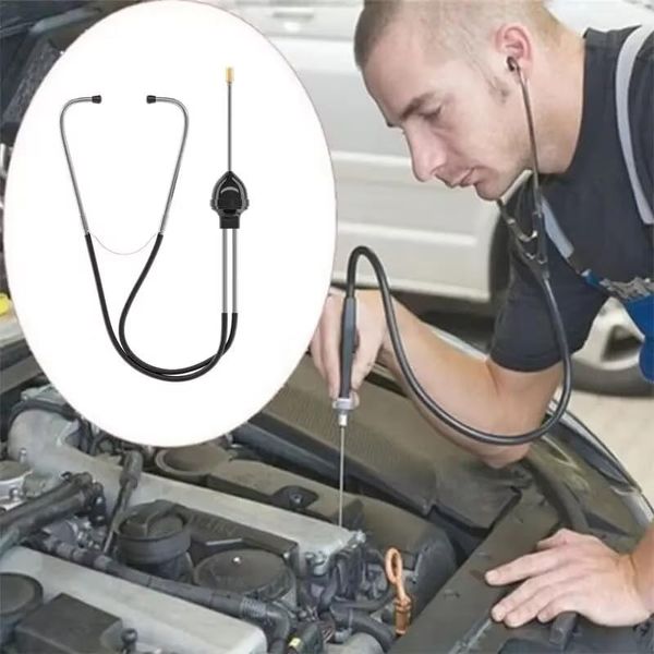zmart Automatic Cylinder Stethoscope Mechanic Car Engine Block Diagnostic Hearing Tool Car Detection