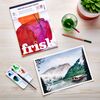 Frisk 23193306 Watercolour Paper Postcard Pad, White, A6