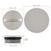 SecurityIng Dive Light Cap 2 Pack Aluminum Waterproof Metal Cap
