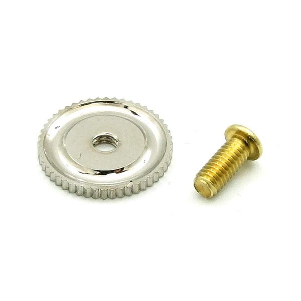 Re Best Countersunk Screw Set for Emblems [A Type] Ni/Silver Accessory Parts/Emblems, Lapel Pins, School Emblem