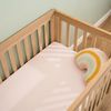 Clair de Lune 2 Pack Fitted Jersey Cotton Cot Sheets 60 x 120 cm (Pink)