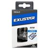 Exustar Clip-On Halb-Klickpedal, Silber/Schwarz, 311807