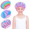 Kids Shower Caps Waterproof Reusable 3 Pack Mermaid