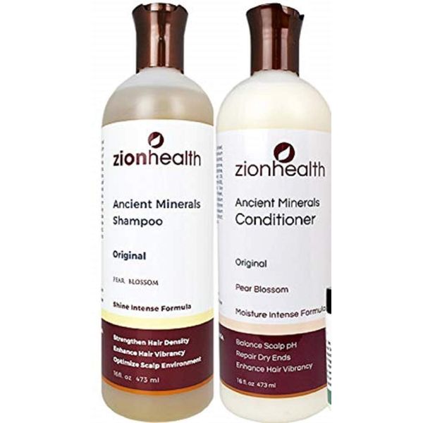 Adama Minerals Shampoo and Conditioner Set 16 oz (Original (Pear Blossom)))