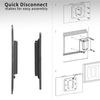 VIVO Sturdy Plastic Polymer RV TV Screen Mount with Articulating Arm