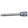 KS Tools 922.3851-3/8" Hex Screwdriver Socket, L.110 mm - 5 mm - Long Version - Ultimate® Range - Chrome Vanadium - Satin Chrome Finish