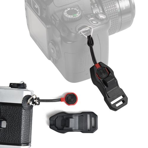 Yullmu Anchor Connector Suitable for Peak Design Strap 3-Layer Structure Load-Bearing 198 lbs Suitable with DSLR Mirrorless Camera Telescopes (Red)