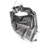 DR-Sicherheitssysteme Shemagh/Palestinian Neckscarf - white/black
