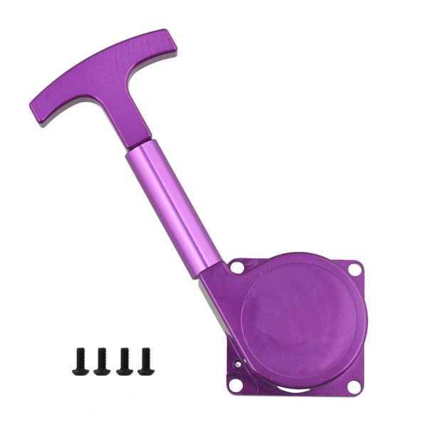 BQLZR Purple R020 18 RC Replacement for Nitro Engine Alloy Pull Starter Recoil Start for MODEL CAR Universal Upgrade Parts