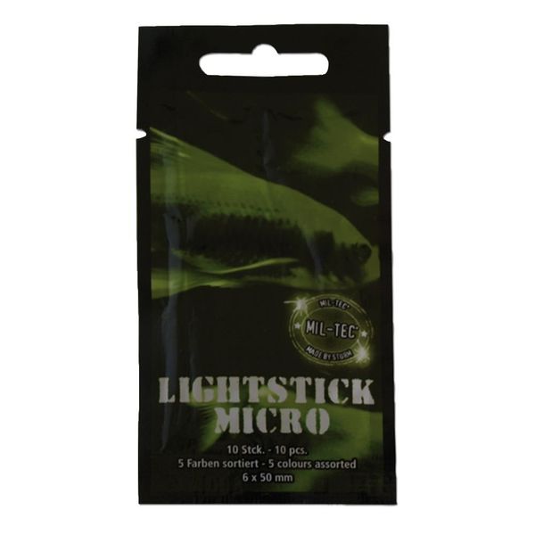 Micro stick lumineux Cyalume - Lot de 10 - Miltec