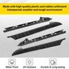 4Pcs For 11-19 Ford Explorer Left Right Side Windshield A-Pillar Molding Trim