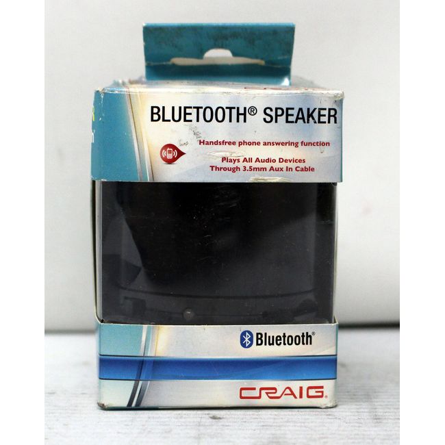 Craig Bluetooth Portable Speaker Black