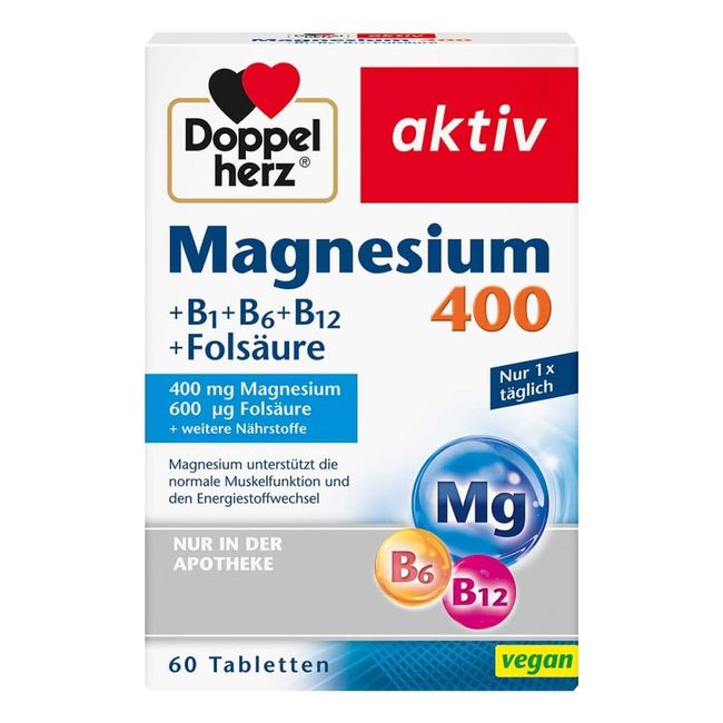 DOPPELHERZ MAGNESIUM 400MG