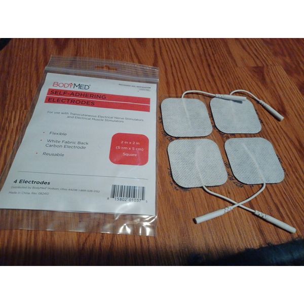 BodyMed Self-Adhering Electrodes with Tab, 5 Pks 4 Electrodes Per Pk