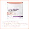 McKesson Maximum Breathable Underpads, Incontinence Bed Pads, Maximum Absorbency, 24 in x 36 in, 5 Count