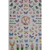 Butterfly Flowers nail art stickers
