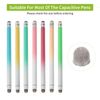uxcell 10pcs Replacement Fiber Mesh Tip for Stylus Pen 8.5mm Suitable for Capacitive Touch Screen High Sensitivity Soft Non-Scratch Tip