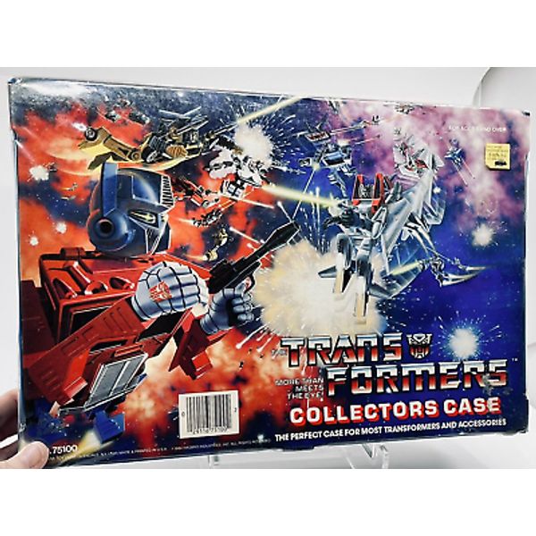 1984 HASBRO TRANSFORMERS ROBOT Collector Case/Carrying Case-Made by TARA TOYS-GC