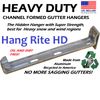 5 inch Hangrite clip style hidden gutter hanger bracket 50 hangers pack