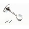 Towel Rod Rail Socket Centre Support Bracket 25Mm Cp With Screws Pack Of 2