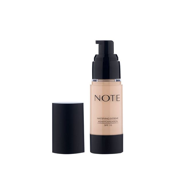 Note Mattifying Extreme Wear Mat Bitişli SPF 15 Kapatıcı Fondöten 125 Beige Ivory