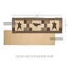 Table Runner Kettle Grove Crow & Star Primitive 13x48 Rect Kitchen VHC Brands