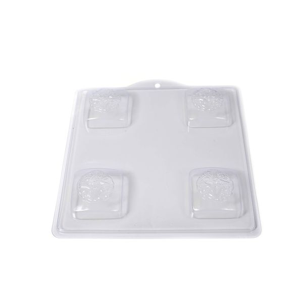 4 Cavity Round Celtic Knot Soap/Bath Bomb Mould Mold M159 x 5